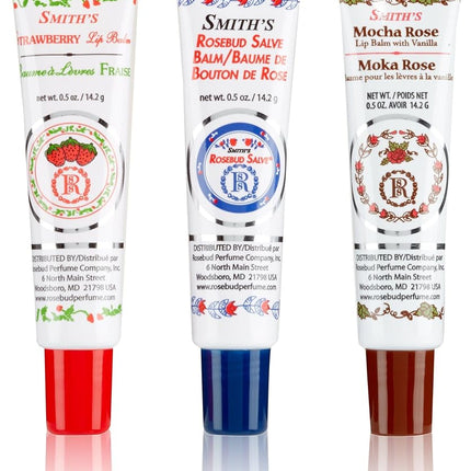 Rosebud Medley of Lip Balm Tubes, 0.5 Ounce each