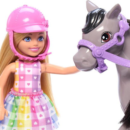 Barbie Club Chelsea Doll, Horse & Riding Theme Playset