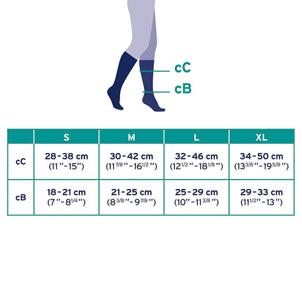 BSN Medical/Jobst 7528903 Sport Sock, Knee High, 15-20 MMHG, Closed Toe, X-Large, White/Grey, Pair