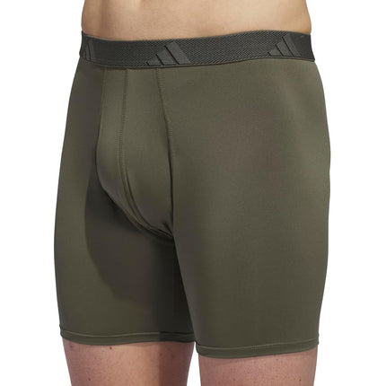 adidas Mens Microfiber Boxer Briefs Underwear Multipack – Athletic, Moisture Wicking, Stretch Fit & Tagless