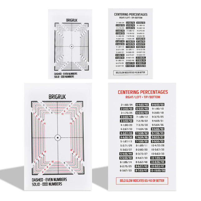 Brigruk Card Centering Tool - 2021 Version, Works 