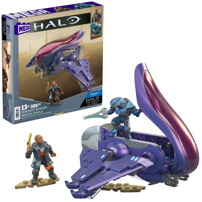 MEGA Halo The Series Vehicle Building Toys Set, Re