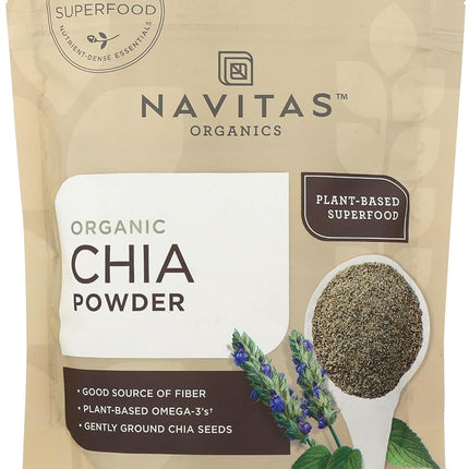 Organic Sprouted Chia Seed Powder by Navitas Natur