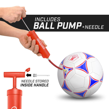 GoSports Balón de Fútbol Premier con Bomba Premium Paquete de 6, Talla 3