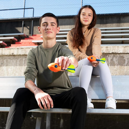 NERF Vortex Mini Aero - NERF Soft Mini Vortex Football for Long-Distance Throws - Great for Pool and Beach Football - Kids Aero Howler Whistle Vortex Foam Ball