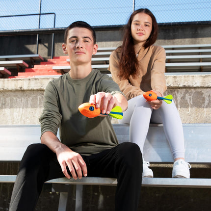 NERF Vortex Mini Aero - NERF Soft Mini Vortex Football for Long-Distance Throws - Great for Pool and Beach Football - Kids Aero Howler Whistle Vortex Foam Ball