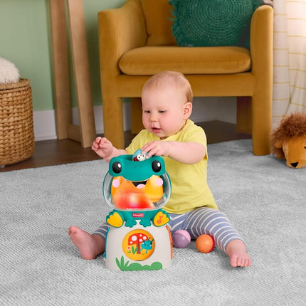 Fisher-Price Light-Up & Roll Frog Baby Toy