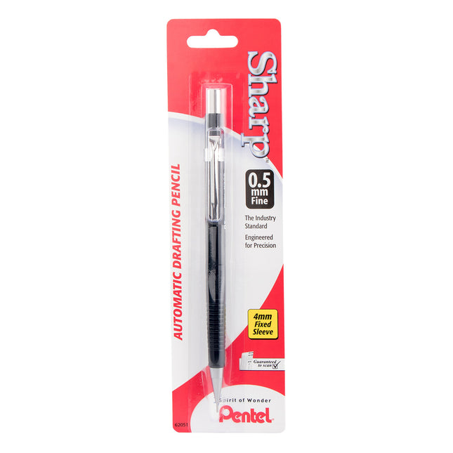 Pentel Sharp Automatic Pencil, 0.5mm, Black Barrel