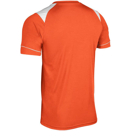 CHAMPRO Men's Attacker Adult Soccer Jersey, Orange, White, Medium