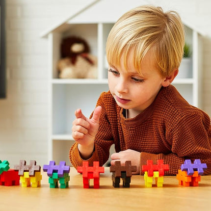 Plus-Plus 9603210 Ingenious Construction Toy, Open Play Big Basic Mix, Building Blocks Set, 100 Pieces
