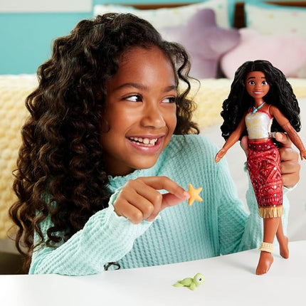 Mattel Disney Moana 2 Swimming Tautai Moana Fashion Doll & Accessories