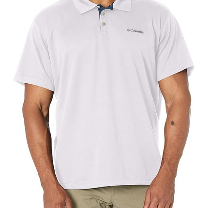 Columbia Men's Utilizer Polo Polo Shirt, White, Si