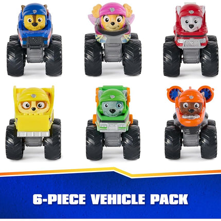 Paw Patrol: Rescue Wheels, 6-Piece Pup Squad Racers, Toy Cars Gift Set, Kids Toys for Boys & Girls Ages 3 and Up