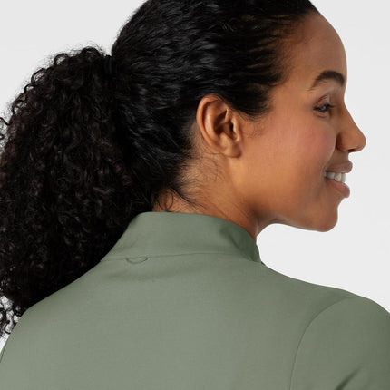WonderWink womens Jacket, Sage, Large