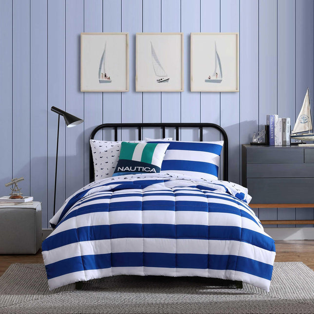 Nautica Kids - Full/Queen Comforter Set, Soft Bedd