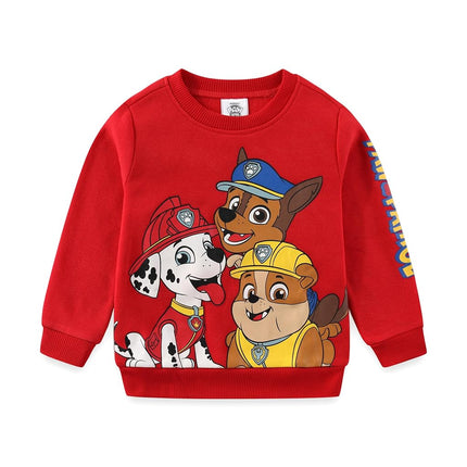 Nickelodeon Paw Patrol Pullover Sweater and Jogger Pant Set for Boys, Active Wear for Kids, Size 7 Red