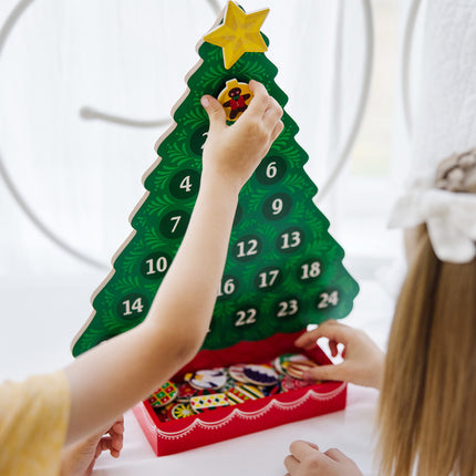 Melissa & Doug Calendario de Adviento de Madera