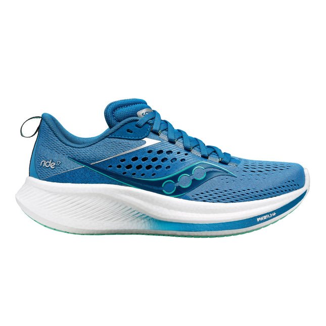 Saucony Women's Ride 17 Running Shoes, Breeze/Grotto, 5