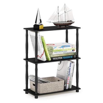 Furinno TURN-N-TUBE Storage Shelves, 3-Tier Book S