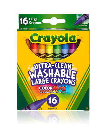 Crayola Ultra Clean Washable Crayons, Large Crayon