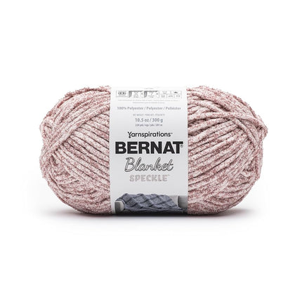 Bernat Blanket Speckle Clay Brick Yarn - 2 Pack of 10.5oz/300g - Polyester - #6 Super Bulky - 220 Yards - Knitting & Crochet