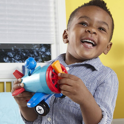 Learning Resources 1-2-3 Build It! Car-Plane-Boat, Fine Motor Toy, Kids Building Set