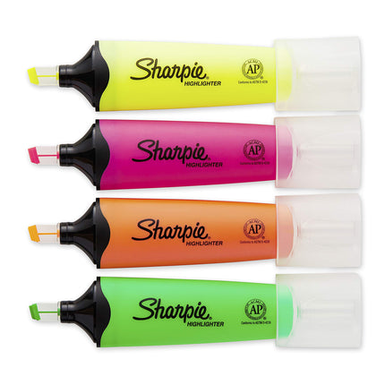Sharpie Clear View Highlighter, Chisel Tip, 12 Pack