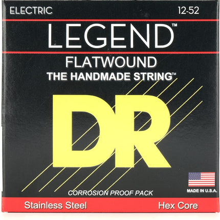 DR Strings Legend Flatwound Electric Medium