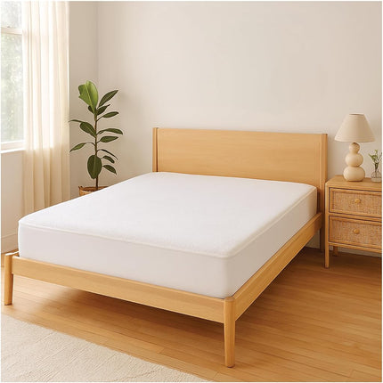 Protège-matelas éponge Snuze – Grand Lit, Housse Imperméable – Doux, Respirant, Lavable en Machine, Convient aux Matelas Jusqu'à 50 cm d'Épaisseur