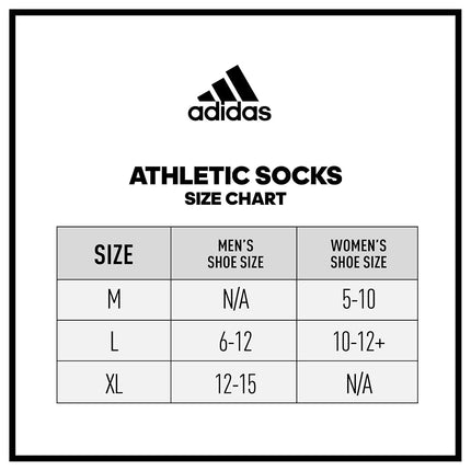 adidas Cushioned Low Cut Ankle Socks 3-Pairs Durable & Comfortable, White/Clear Onix Grey/3.0/Crew, L