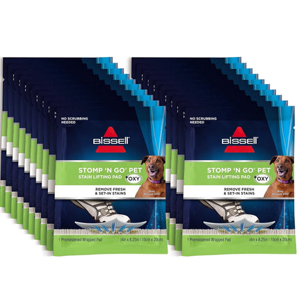Bissell Stomp 'N Go Pet Stain Lifting Pads, 20 Pack.