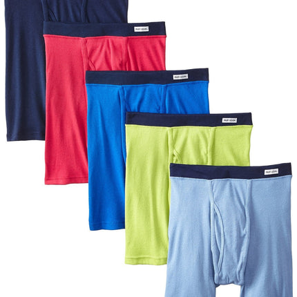 Fruit of the Loom Men's 5-Pack No Ride Up Covered 