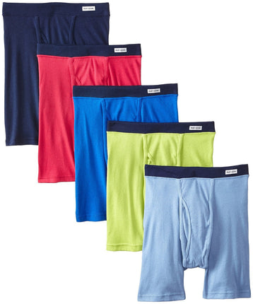 Fruit of the Loom Men's 5-Pack No Ride Up Covered 