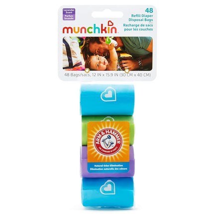 Munchkin Arm & Hammer Diaper Bag Refills, 48 Count