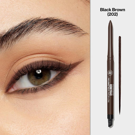 Revlon ColorStay Eyeliner with SoftFlex, Black Brown 202, 0.01 Ounce (0.28 g)