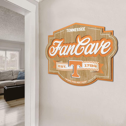 NCAA Tennessee Volunteers : Panneau pour caverne de fan