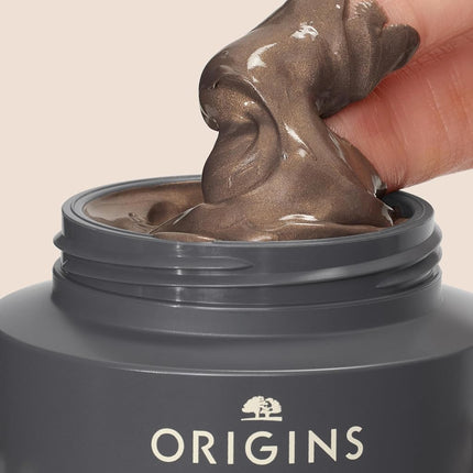Origins Clear Improvement Rich Purifying Charcoal Face Mask | Purifies Dry Skin | With Bamboo Charcoal, Shea Butter & Clay, 75 ml
