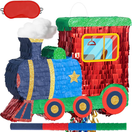 WERNNSAI Train Piñata - Train Themed Piñata with P