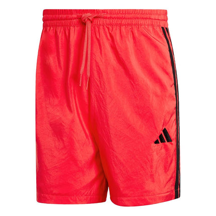 adidas Men's Essentials 3-Stripes Chelsea 7-inch Shorts, Pure Ruby/Black, 3XL