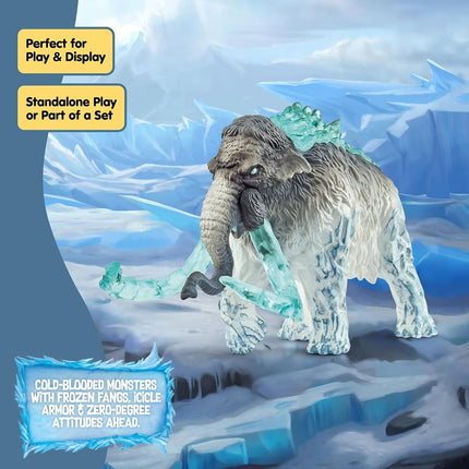Schleich Eldrador - Frost Mammoth Toy Figurine - Kids Ages 7+ | 70829
