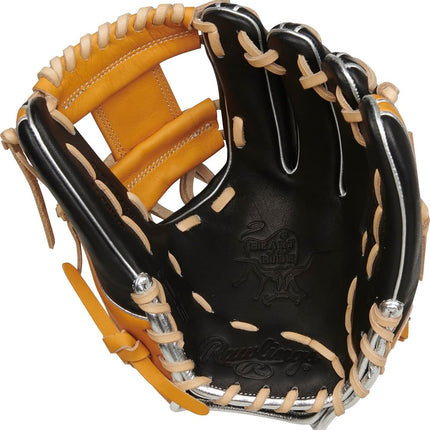 Gant de baseball Rawlings Heart of The Hide R2G 11,5" Pro I-Web pour droitier - Noir/Havane