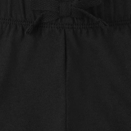Shorts de tous les jours à enfiler pour filles The Children's Place, noir uni, grande taille