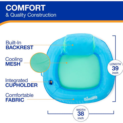 SwimWays PREM Sunseat SkyBlue