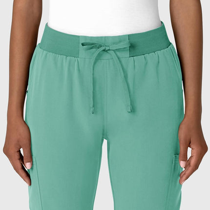 WonderWink Women's Jogger Utility Scrub Pant, Turquoise, Medium