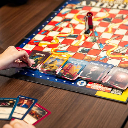 PragerU: Celebrate America - Race to The White House Board Game - USA Trivia Game, America's 250th Anniversary Edition, Families & Kids Ages 8, 2+ Players, Made in