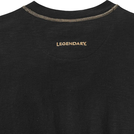 Legendary Whitetails Men's Maverick Slub Henley Shirt, Black, XXXXL