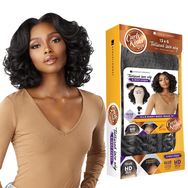 Sensationnel Kinky Edge 13x6 Lace Wigs - Kinky Edg
