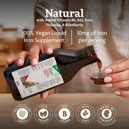 FLORADIX Yeast-Free Iron & Herbs, 8.5 FZ