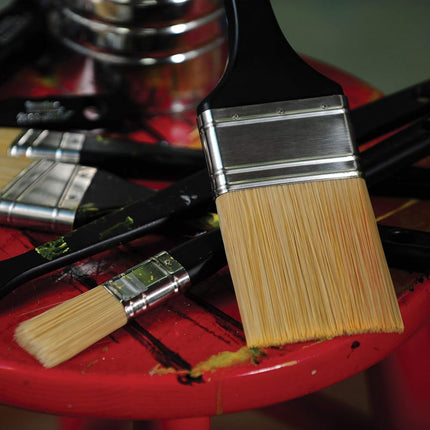 Liquitex 1300704 Freestyle Large Scale Brush, Broad Flat/Varnish 4-Inch, Short Handle