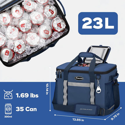 Maelstrom Soft Cooler Bag, 35 Can Beach Cooler with Flip-top Access